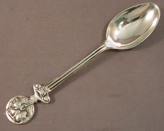 Medallion 800 Sterling Spoon photo