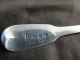 English Fiddle Pattern Butter Knife Sterling Silver W.  Eley - E.  Fearn In 1814 Other photo 4