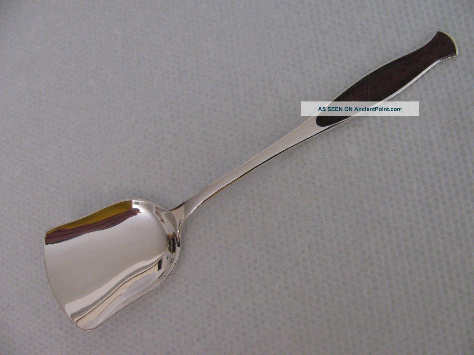 Sterling Silver Enamel Sugar Spoon Other photo