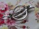 Antique Brooch Silver Art Deco Marcisite Other photo 1