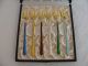 Ela Denmark Sterling Silver Enamel Fork Spoon Box Other photo 1