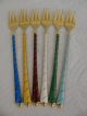 Ela Denmark Sterling Silver Enamel Fork Spoon Box Other photo 2