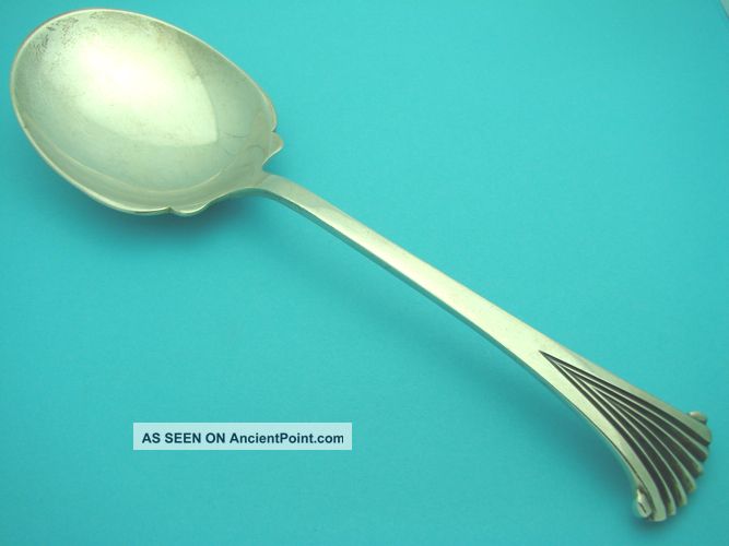 Tuttle Onslow Sterling Silver Large Salad Serving Spoon Other photo