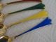 Olsens Norway Sterling Silver Enamel Spoon Box Other photo 1