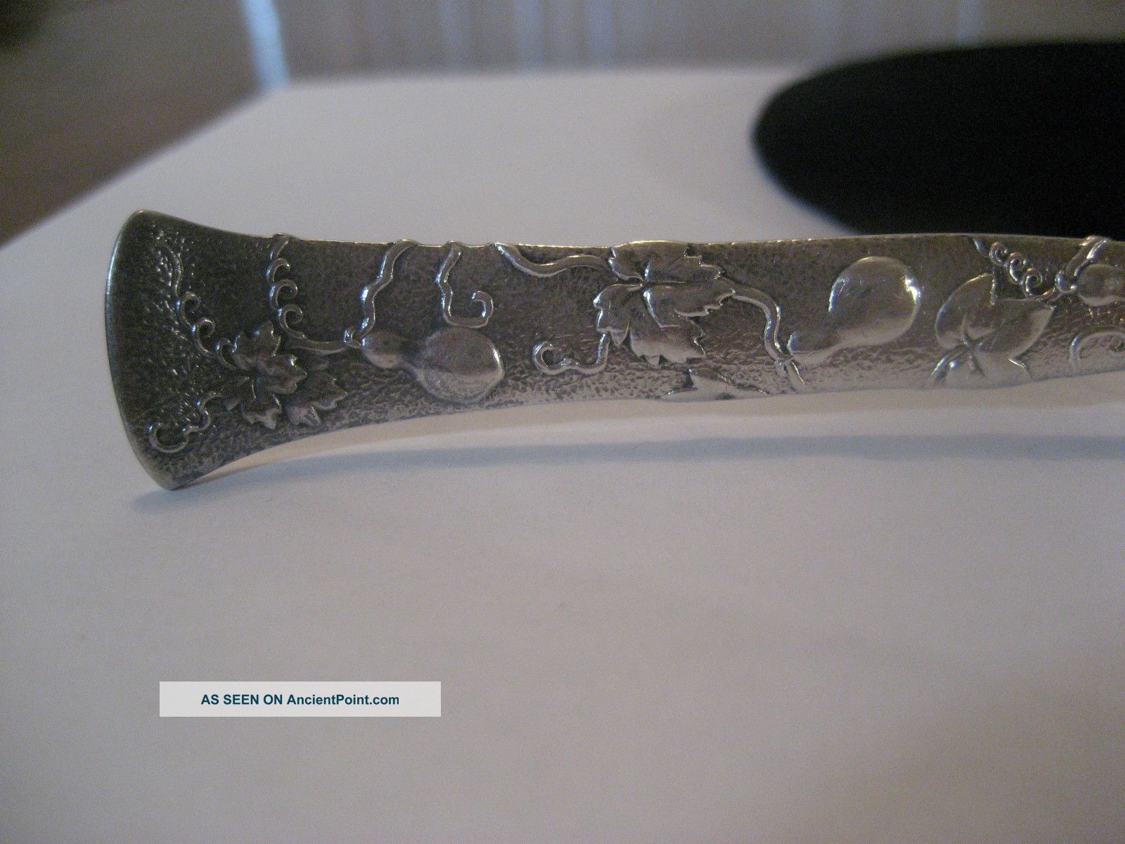 Rare Tiffany Sterling Silver Master Butter Knife,  Vine Gourd Pattern,  C1872 Other photo