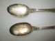 2 Antique Sterling Silver Spoons Patent 1884 Other photo 2