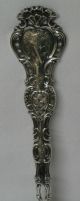 Durgin Regent Sterling Silver Pierced Berry Spoon Openwork C.  1901 Other photo 1