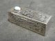 Antique Sterling Lipstick Case With Mirror And Light Blue Stone Other photo 3