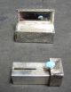 Antique Sterling Lipstick Case With Mirror And Light Blue Stone Other photo 4