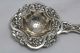 Antique Sterling Silver Tea Strainer Spoon Repousse Yr 1888 Other photo 1