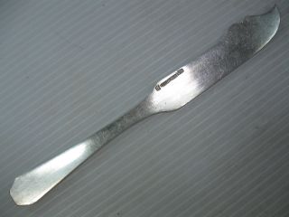 An Old Small Silver Knife Stamped Sterling And Hallmarked photo
