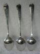 Samuel Godbehere & Edward Wigan London Sterling Teaspoon Circa 1799 Set Of 3 Other photo 5