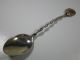 Antique Bell Trading Sterling Copper Indian Chief Demi Spoon Mixed Metals 3.  75 