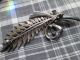 Antique Brooch Silver Marcisite Bow With Branch Other photo 1
