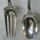 Louis Xv Whiting Sterling Silver Tablespoon Serving Spoon Cold Meat Fork Other photo 1