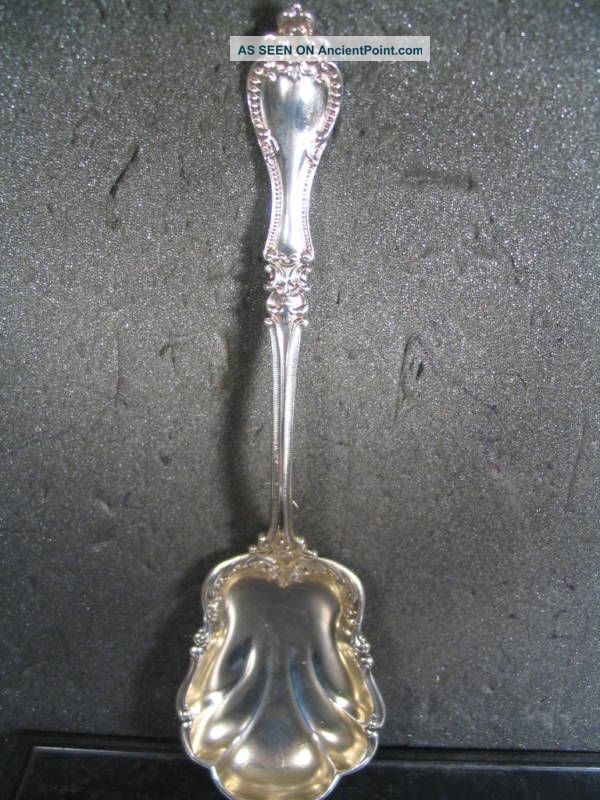 Blackinton Sterling Helena Berry Spoon 8 1/4 