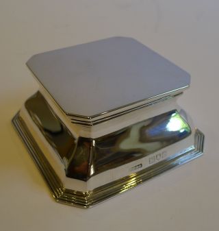 Handsome English Victorian Sterling Silver Inkwell By John Grinsell & Sons photo