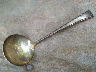 Solid Gravy Ladle Fine Arts Sterling Silver Tranquillity Tranquility 1947 photo