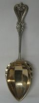 Towle Old Colonial Sterling Silver Preserve Spoon Gold Wash Other photo 1