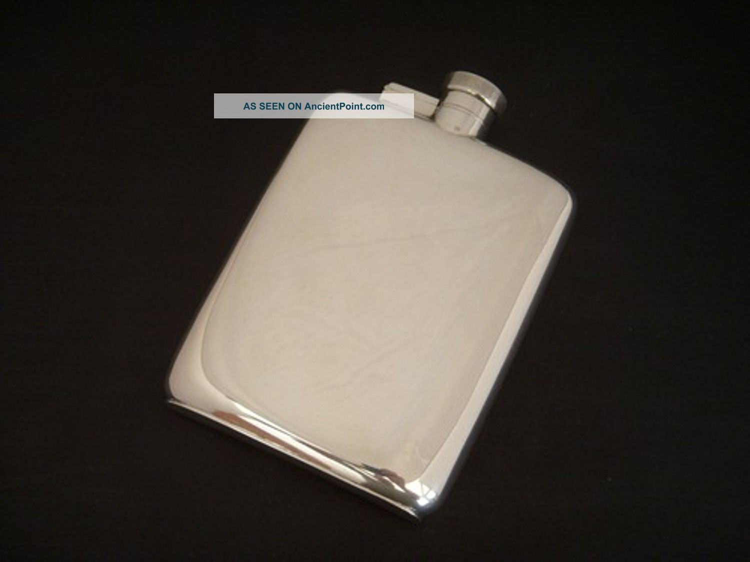 Antique Solid Silver Hip Flask - Birmingham 1925 - William Neale & Sons Other photo