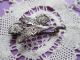 Antique Brooch Silver French Filigree Brooch Flower Other photo 1