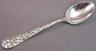 Baltimore Rose - Schofield Sterling Demitasse Spoon (s) - Decorated Back/mono photo