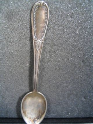. 800 Silver Vintage Demitasse Spoon 4 