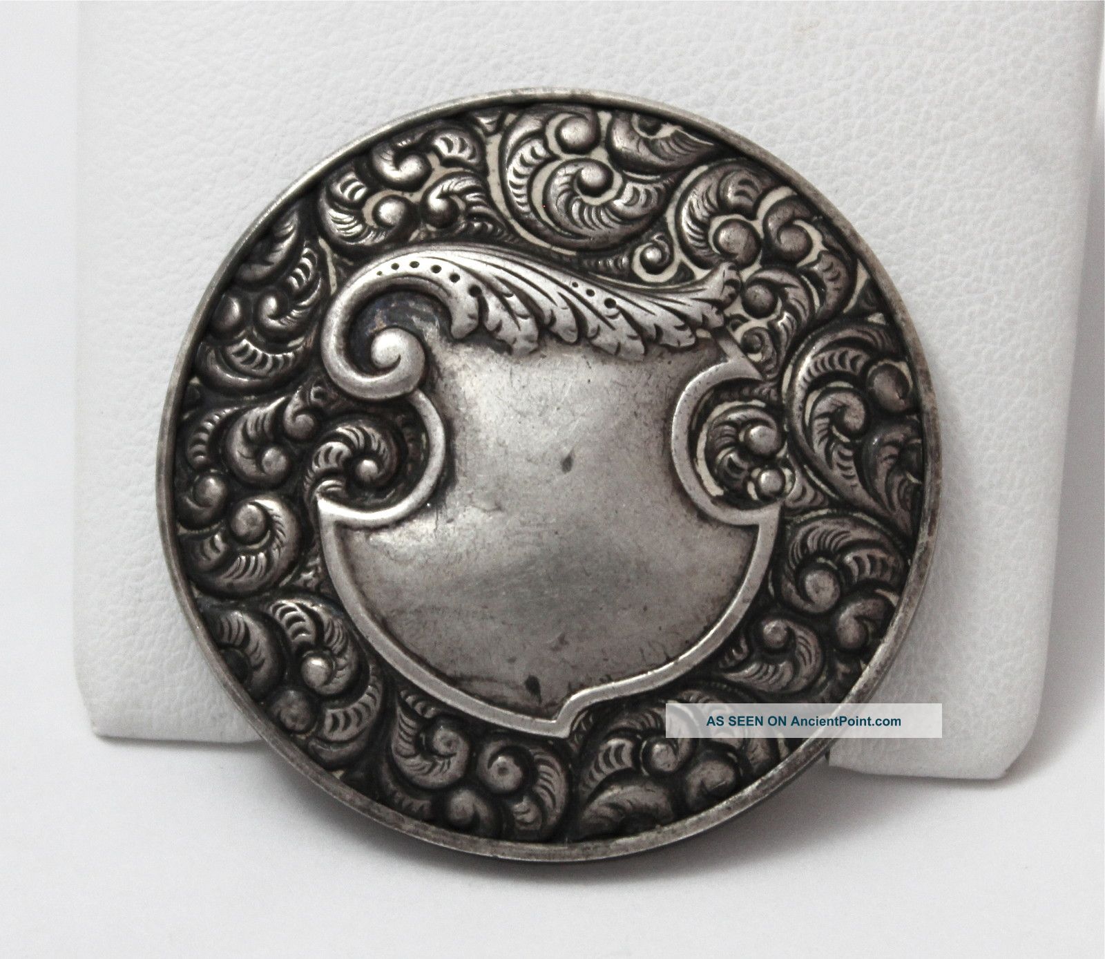 Victorian Sterling Silver Pocket Calendar Celluloid 1893 6.  3gr Other photo