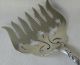 Alvin Bridal Rose Sterling Silver Sardine Fork Pierced Tines 5 1/4 