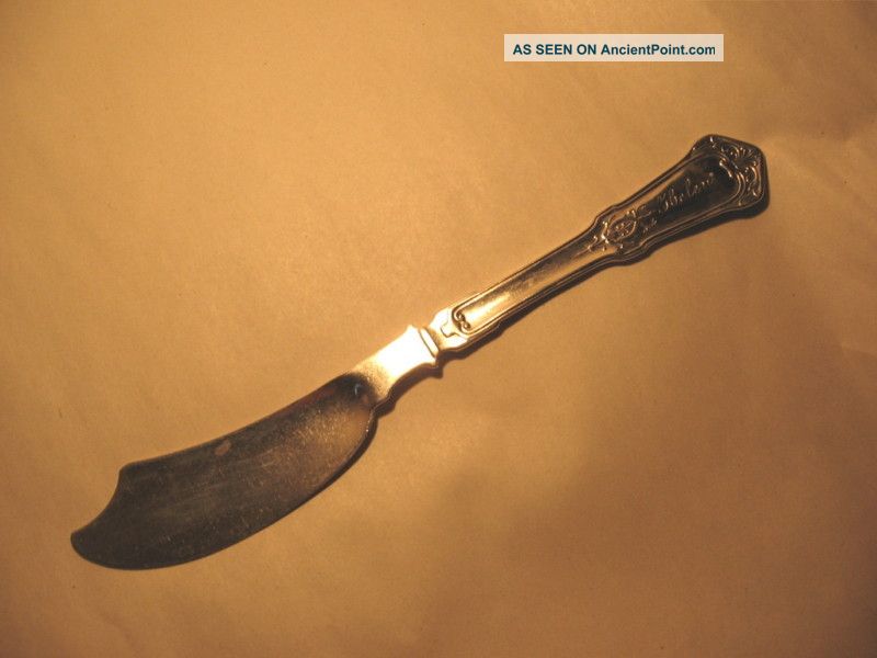 Sterling Silver W & H Serving Knife Antique Silver Wood & Hughes Signed W&h Ster Other photo
