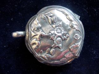 C.  1910? Sterling Silver Rattle photo