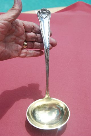 Large Sterling Soup Or Punch Ladle - 1910 - Bigelow,  Kennard & Co - No Monos photo