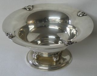 Graff Washbourne & Dunn Sterling Silver Dish Bowl Figural 3 - D Aesthetic Fruit photo