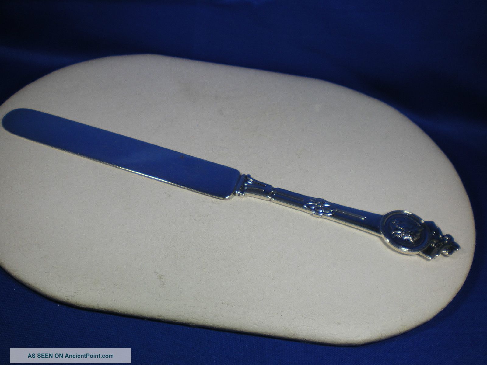 Rare Antique Gorham For Tiffany Sterling Medallion Pattern Tea Knife Other photo