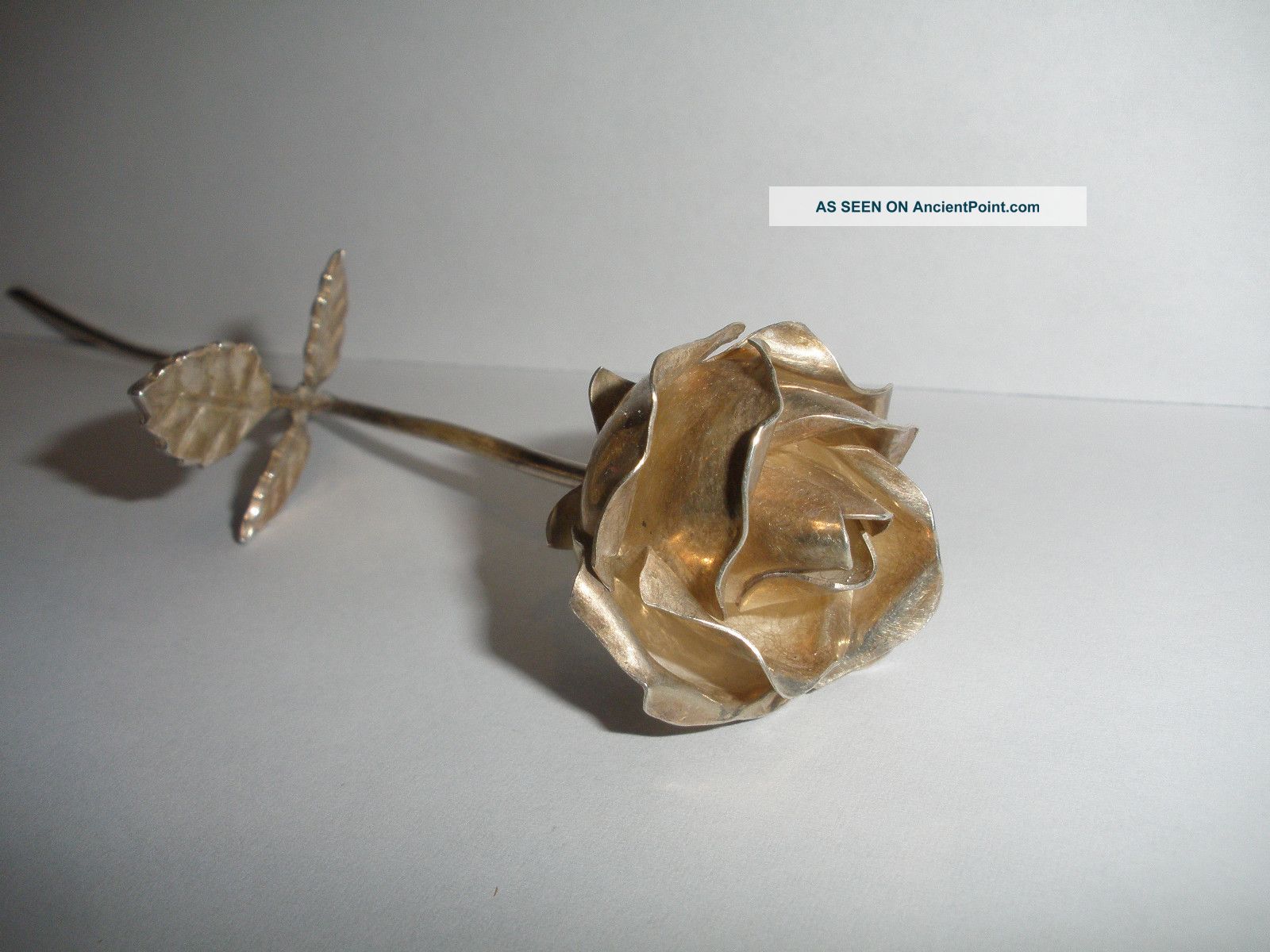 Vintage Schroth Sterling Silver Rose Flower Other photo