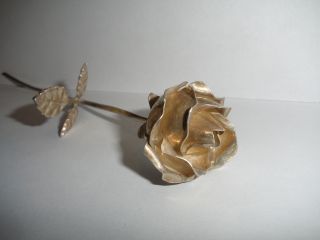Vintage Schroth Sterling Silver Rose Flower photo