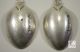 Pair Of Sheffield Sterling Ornate Teaspoons 1880 - Marked For: Sibray Hall & Co. United Kingdom photo 2