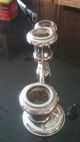 Sheffield Silver Plate Candelabra,  Pair Of 2,  9 7/8 Inches,  Nr Candlesticks & Candelabra photo 3