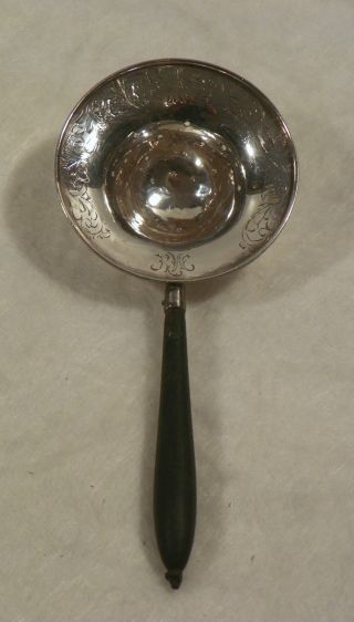 Tea Strainer.  American Sterling Silver.  Early 20th Century. photo