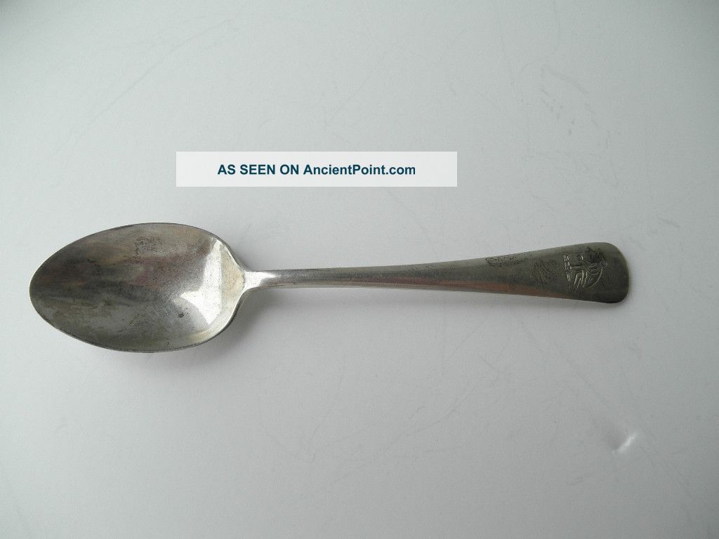 Sterling Silver 5 O ' Clock Spoon George V Bowling Figure Other photo