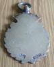 1923 Solid Sterling Silver Football Fob Medal Other photo 1