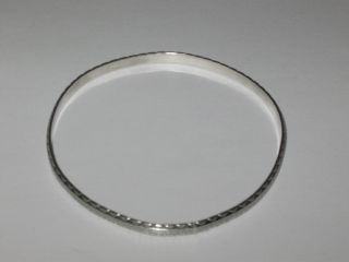 Antique/vintage Sterling Silver Bangle Arm Bracelet - 2 1/2 