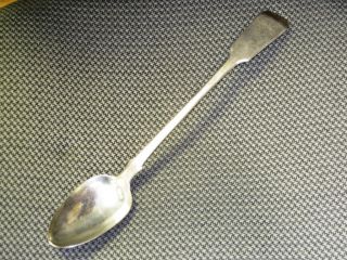 Antique 1827 Jonathan Hayne English Large & Long Sterling Silver Spoon photo