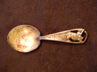 Sterling Silver Little Boy Blue Childrens Spoon Guc photo