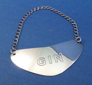 Gin Sterling Plain Liquor Label photo