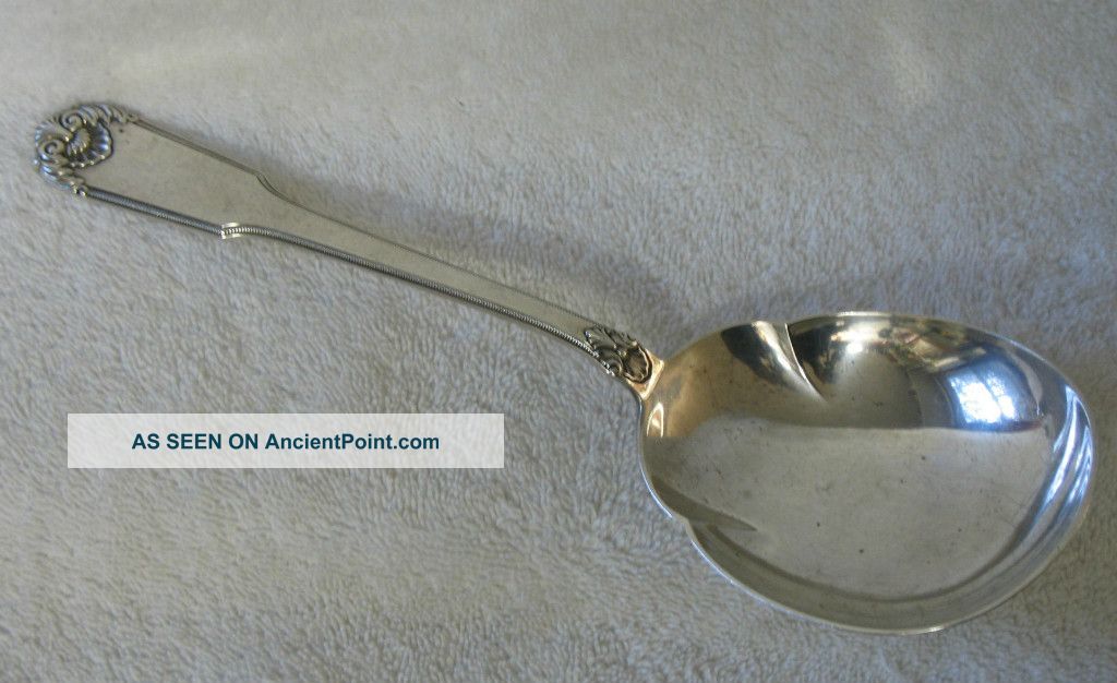 Whitehall International Sterling Large Berry Spoon Other photo