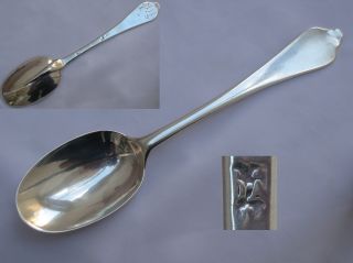 Rare William Iii 1697 English Sterling Silver Tablespoon Issac Davenport London. photo