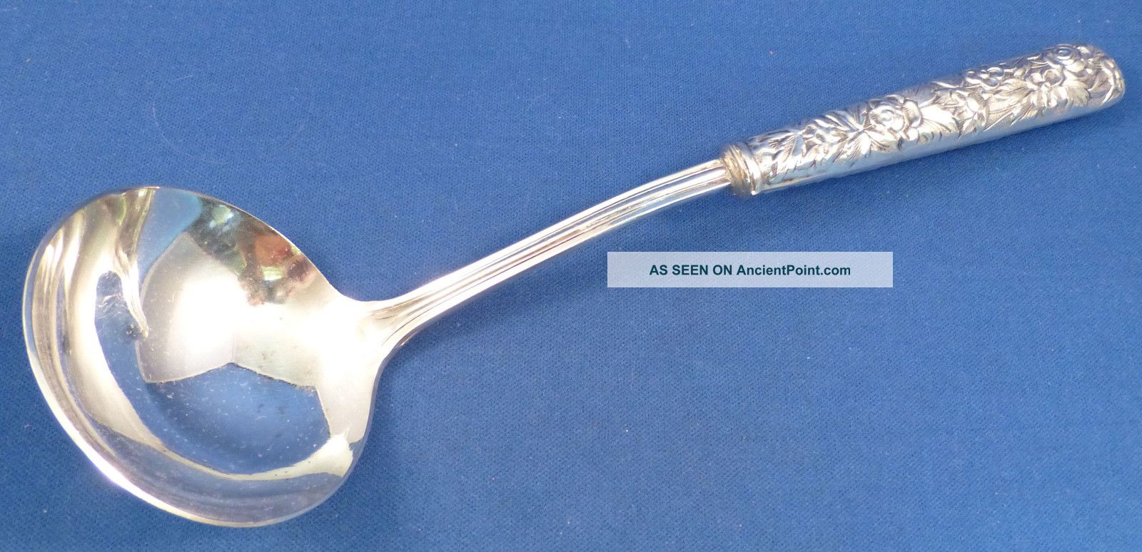 Repousse Style Sterling Handle Gravy Ladle Other photo