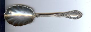 Antique Sterling Silver Berry Spoon No Makers Mark photo