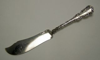 Whiting Heavy Sterling Silver Master Butter Knife - - Louis Xv Pattern photo